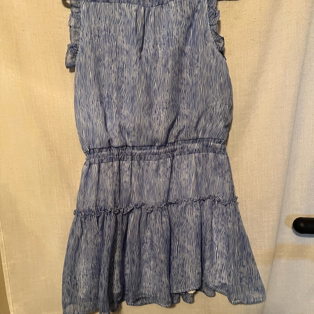 Pinch Blue Pin-Striped Sleeveless Dress Size M - Picture 4 of 6